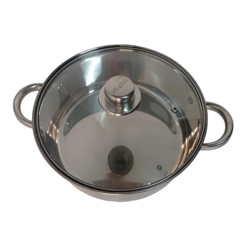 Set 3 cratite inox cu capace, 5,8L, 7,3L, 9,1L, Royalty Line RL-SP6