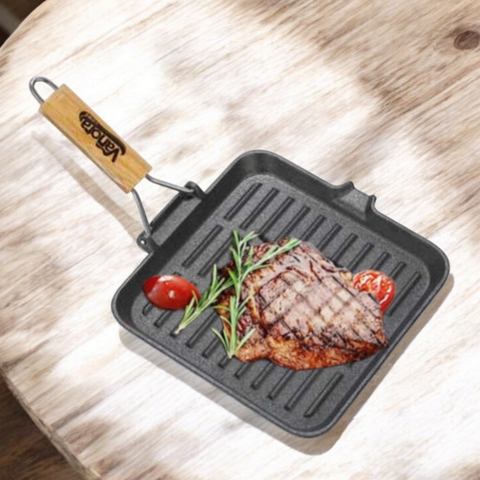 Tigaie gratar fonta pura grill vanora 23 x 23 cm