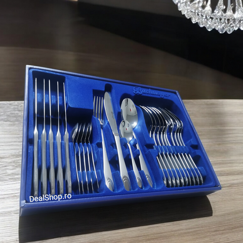 Set tacamuri 24 piese Bachmayer 6 persoane Eleganta și rafinament cadoul perfect