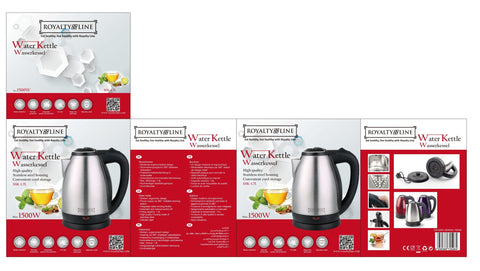 Fierbator inox Royalty Line, 1.7 litri 1500 W