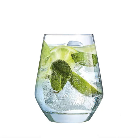 Set 6 pahare sticla pentru apa suc răcoritoare king 410 ml terasa evenimente CADOUL PERFECT