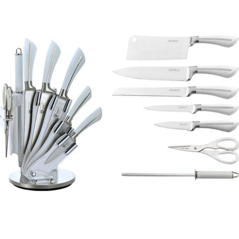 Set cutite 8 piese cu suport rotativ Royalty Line Premium RL KSS750