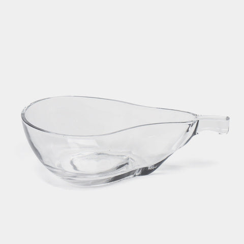 Set de 6 boluri din sticla in forma de para 15 x 9 x 4,5 cm eleganta si originalitate pentru masa ta