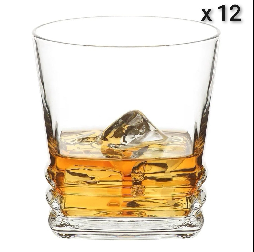 Set 12 pahare sticla LAV Elegan 315 Ideal pt Whisky Apa Suc  pt terasa evenimente piscina CADOUL PERFECT