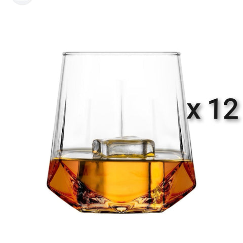 Set 12 pahare sticla LAV Valeria 400 ml Perfecte pentru Servirea Oricarei Bauturi la evenimente