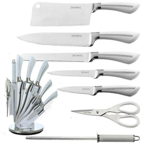 Set cutite 8 piese cu suport rotativ Royalty Line Premium RL KSS750
