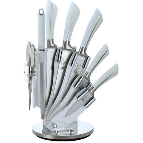 Set cutite 8 piese cu suport rotativ Royalty Line Premium RL KSS750