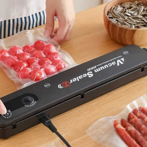 Aparat vidat Vacuum Sealer PRO electric de sigilat si vidat pungi plus+ 10 pungi cadou