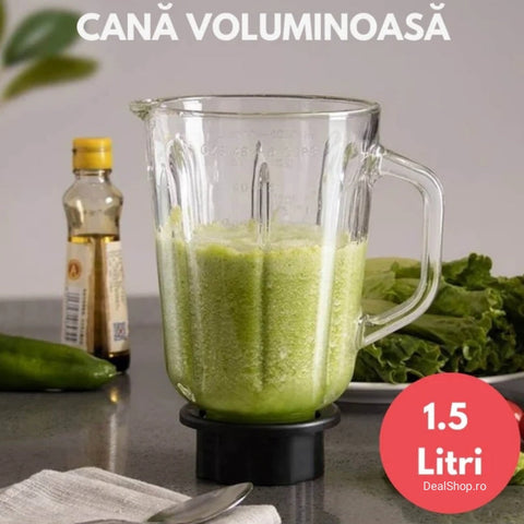 Blender cu rasnita Royalty Line SME-600.6 800 W cana din sticla 1,5 litri
