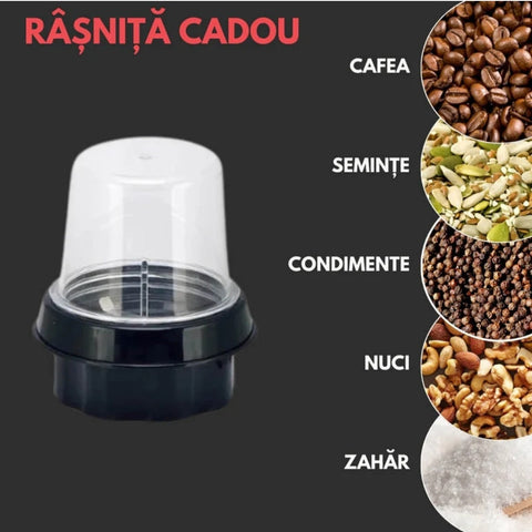 Blender cu rasnita Royalty Line SME-600.6 800 W cana din sticla 1,5 litri