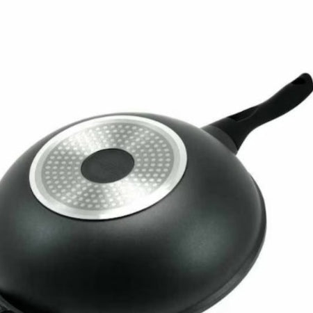 Tigaie Wok 5.9 litri Royalty Line RL-BW32ML 32 cm,  interior marmura fara capac