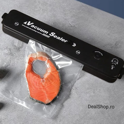 Aparat vidat Vacuum Sealer PRO electric de sigilat si vidat pungi plus+ 10 pungi cadou