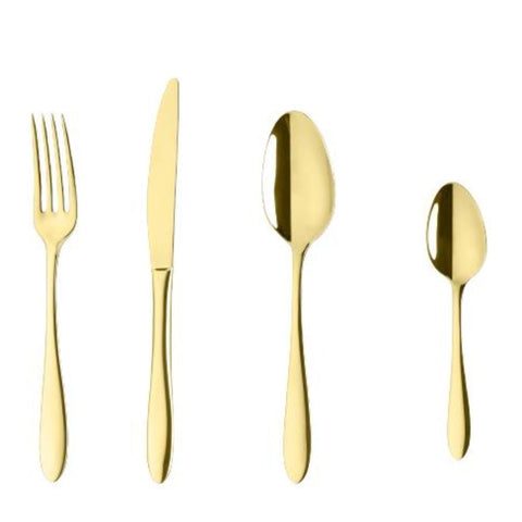 SET 12 LINGURITE INOX AURII DELUXE GOLD