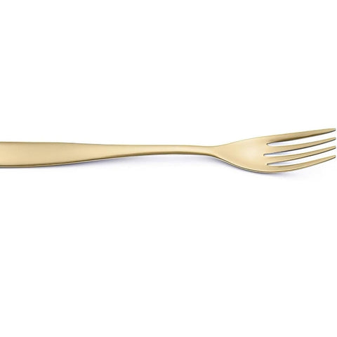 SET 12 FURCULITE INOX AURII DELUXE GOLD