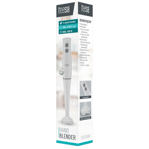 BLENDER 400 W DE MANA VERTICAL NEGRU/ALB, TEESA