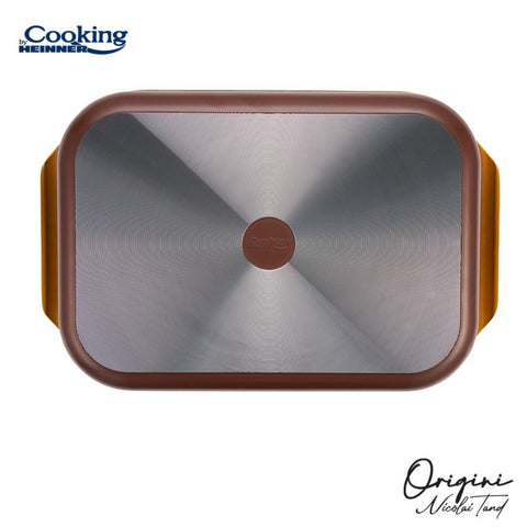 Tava cu capac cuptor 5,3 litri Cooking by Heinner Origini Chef Nicolai Tand invelis ceramic 39 x 22.5 x 11 cm Gatit sanatos