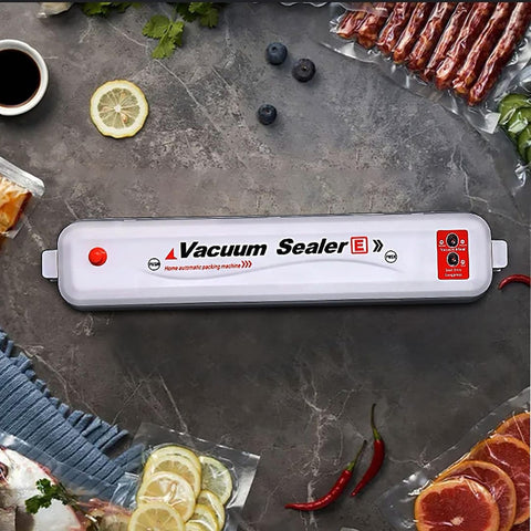 Aparat vidat Vacuum Sealer PRO electric de sigilat si vidat pungi plus+ 10 pungi cadou