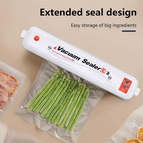 Aparat vidat Vacuum Sealer PRO electric de sigilat si vidat pungi plus+ 10 pungi cadou