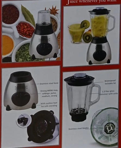 Blender cu rasnita Royalty Line SME-600.6 800 W cana din sticla 1,5 litri
