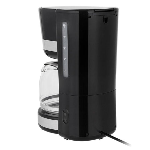 Cafetiera filtru cafea Aroma Teesa, 1.5 litri 1000 W Negru Argintiu