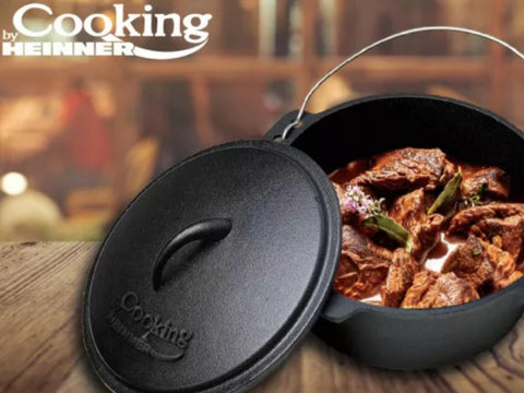 Ceaun 3.5 litri fonta cu capac Cooking by Heinner gatit sanatos traditional