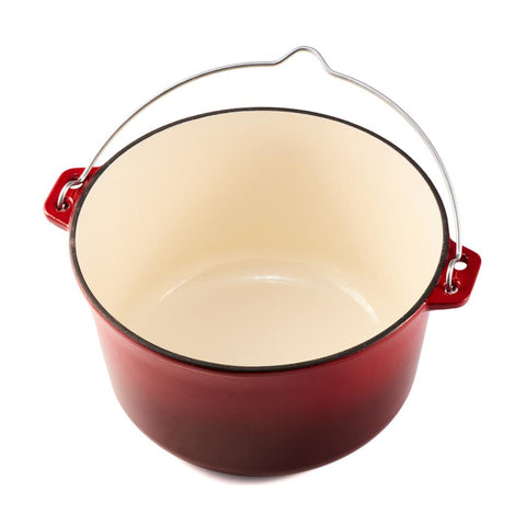 Ceaun litri fonta emailata 5  COOKING BY HEINNER 25 X 14 CM