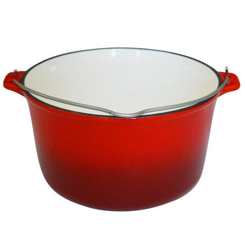 Ceaun litri fonta emailata 5  COOKING BY HEINNER 25 X 14 CM