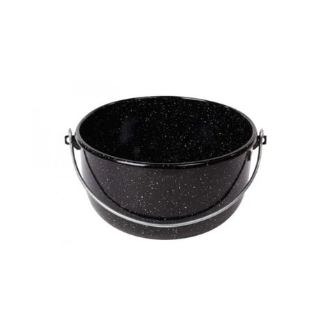 Ceaun emailat Negru cu toarta sarma 22 cm 3,5 litri