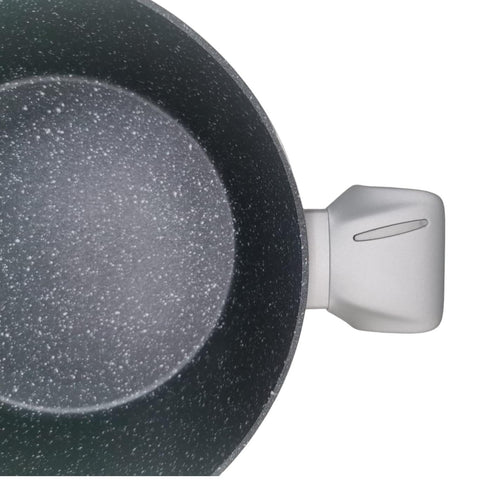Cratita cu capac 2,1 litri Invelis de Marmura Royalty Line Silver