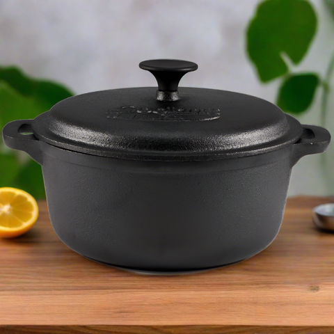Cratita 3.8 litri fonta pura cu capac Cooking Heinner gateste traditional sanatos si gustos