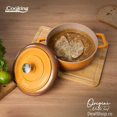 Cratita joasa 3,9 litri NICOLAI TAND COOKING BY HEINNER gateste sanatos