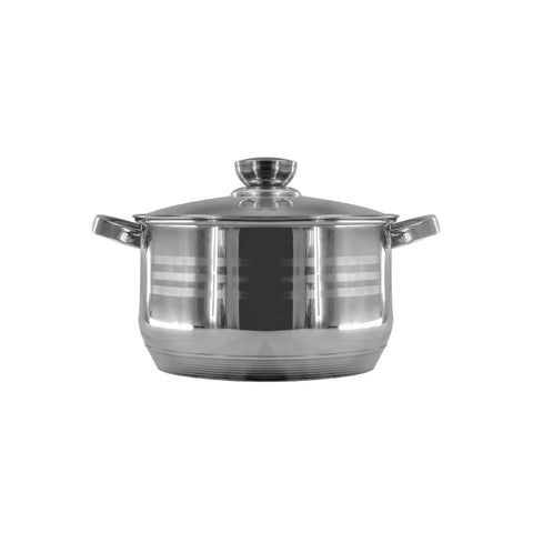 Cratita inox 2,9 litri capac de sticla Royalty Line Calitate si Eleganta pentru Gătitul de Zi cu Zi