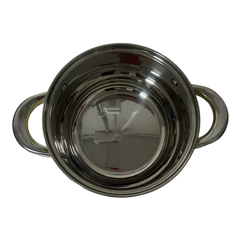 Cratiță Premium Royalty Line Crem 2.9 L – Inox cu fund multistrat și capac din sticlă, gătit rapid, elegant și sănătos