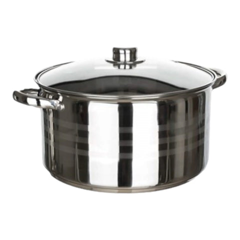 Cratita 6,5 litri inox capac de sticla fund multistrat Royalty Line Gatit Eficient și sanatos