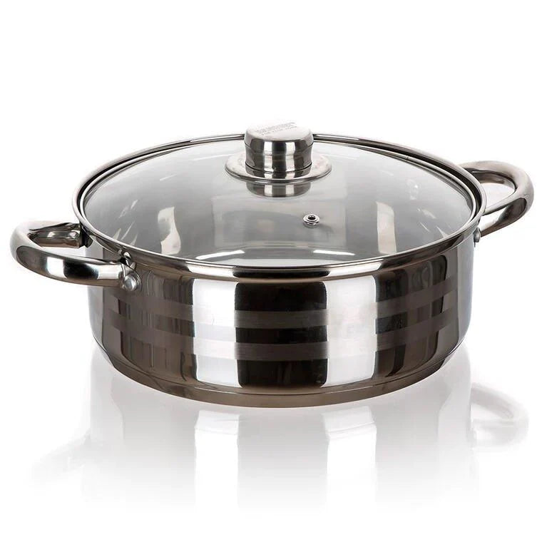 Cratita 4,5 litri joasa cu capac din inox Royalty Line SP7 GATESTE SANATOS