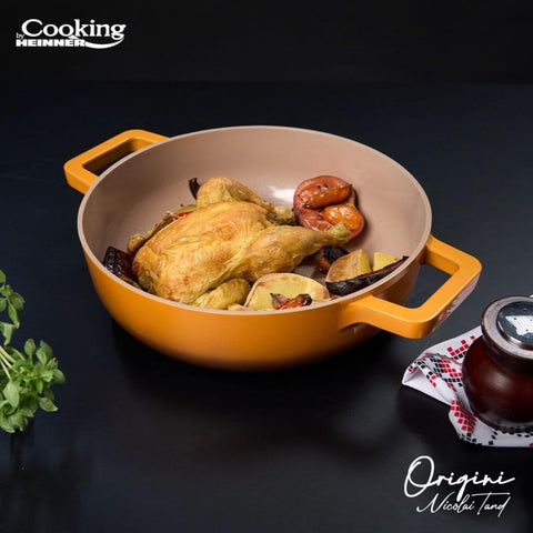 Cratita joasa 3,4 litri 26 × 8 cm RECOMANDAT DE CHEF NICOLAI TAND COOKING BY HEINNER GATESTE SANATOS