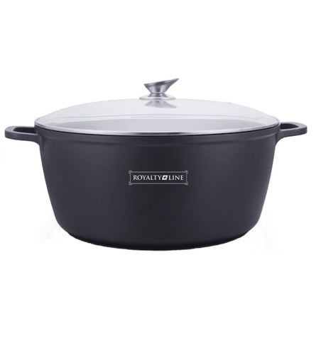 Cratita 19.5 litri cu învelis de marmura  Royalty Line RL-BS40M Premium Ideala pt dulceata zacusca și preparate în cantitate mare