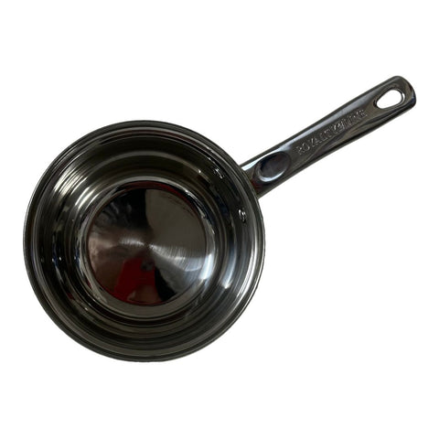 Cratita sos Inox 2,1 litri cu capac sticla Royalty Line, Crem
