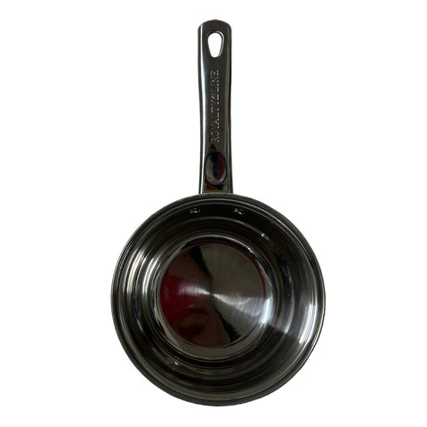 Cratita sos Inox 2,1 litri cu capac sticla Royalty Line, Crem