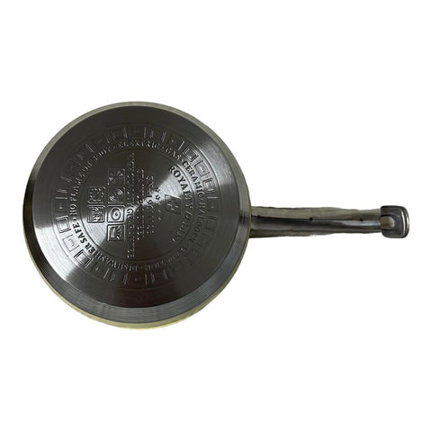 Cratita sos Inox 2,1 litri cu capac sticla Royalty Line, Crem
