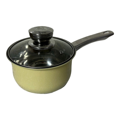 Cratita sos Inox 2,1 litri cu capac sticla Royalty Line, Crem