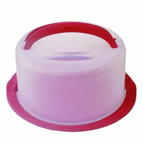 Suport rotund cu Capac pentru Tort sau Prajituri 30 x 15 cm