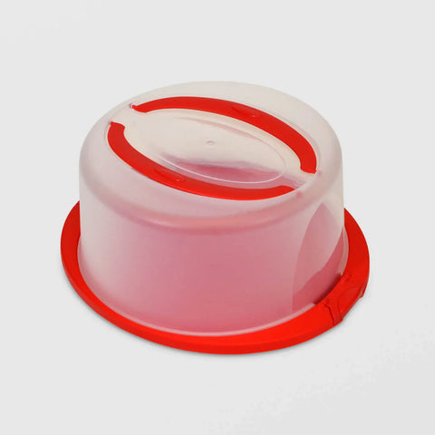 Suport rotund cu Capac pentru Tort sau Prajituri 30 x 15 cm