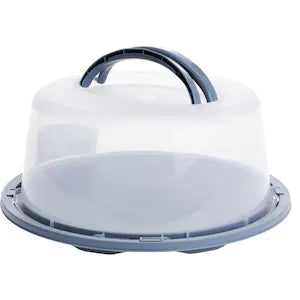 Suport rotund cu Capac pentru Tort sau Prajituri 30 x 15 cm