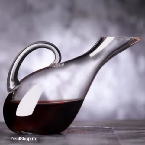 Decantor vin în forma de lebada 1500 ml Sticla Carafa vin TERASA piscina evenimente