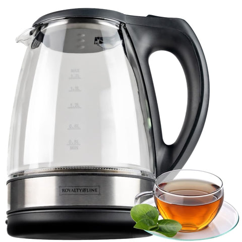 Fierbator electric din sticla 1.7 litri Royalty Line 2200W
