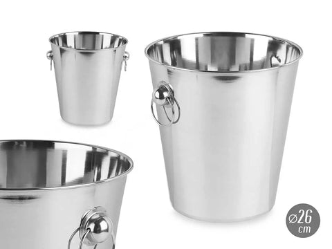 Frapiera inox pt gheata 20 x 20 cm  Ideala la terasa piscina evenimente