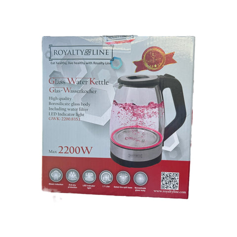 Fierbator electric din sticla 1.7 litri Royalty Line 2200W