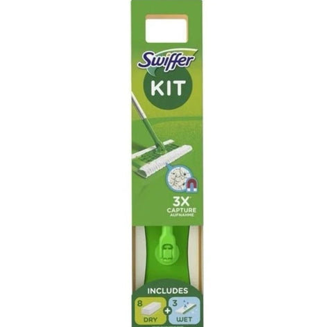 Set Mop Swiffer uscat si umed 8 lavete uscate + 3 lavete umede cadou