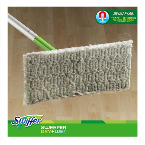 Set Mop Swiffer uscat si umed 8 lavete uscate + 3 lavete umede cadou